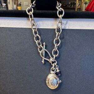 Ecclissi Silver Watch Charm Bracelet